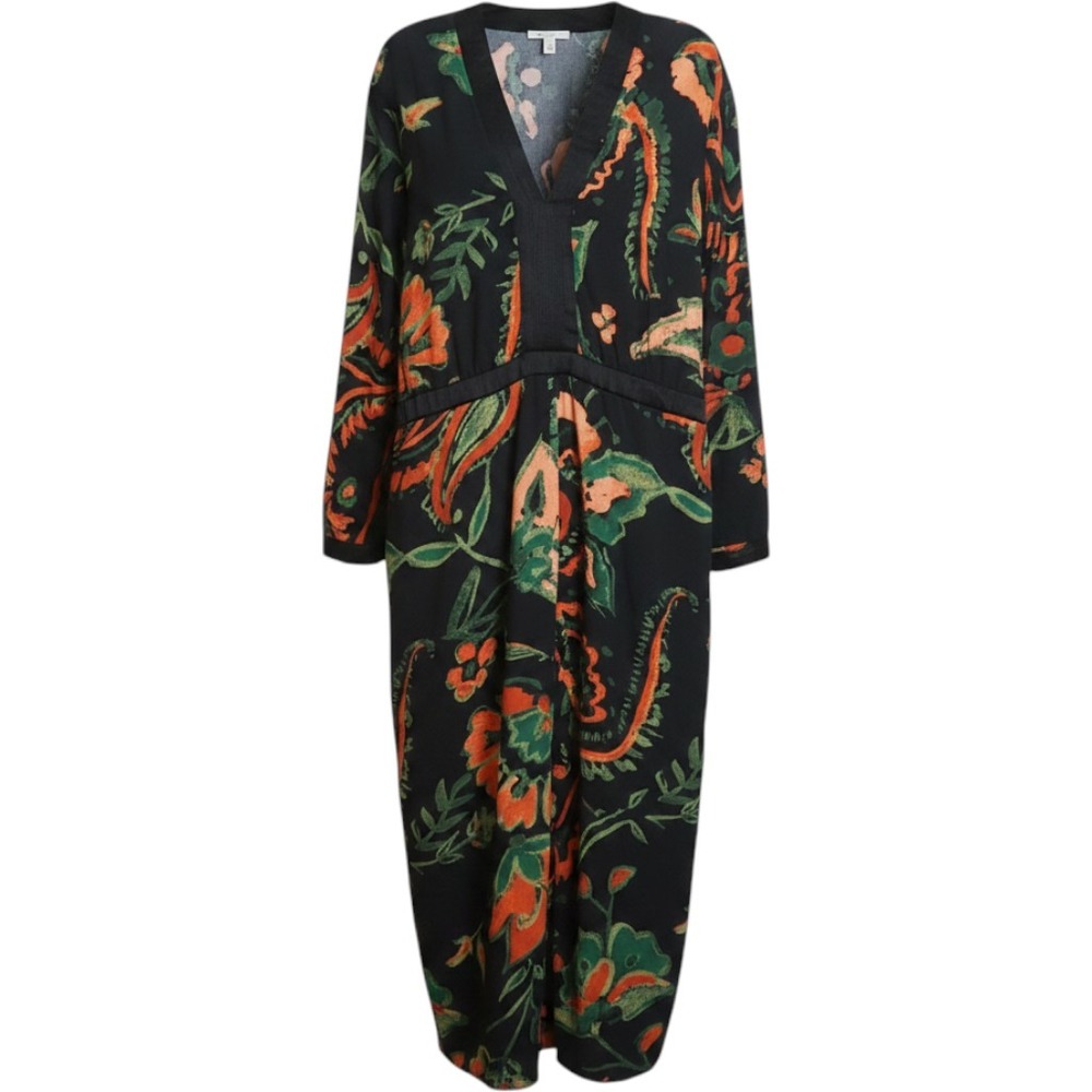 Something Navy Floral Satin Jumpsuit Womens Sz XL Formal Wedding Guest Pant Suit